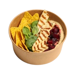 Halloumi Hummus Bowl