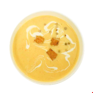 Soupe au poulet et à l’ail